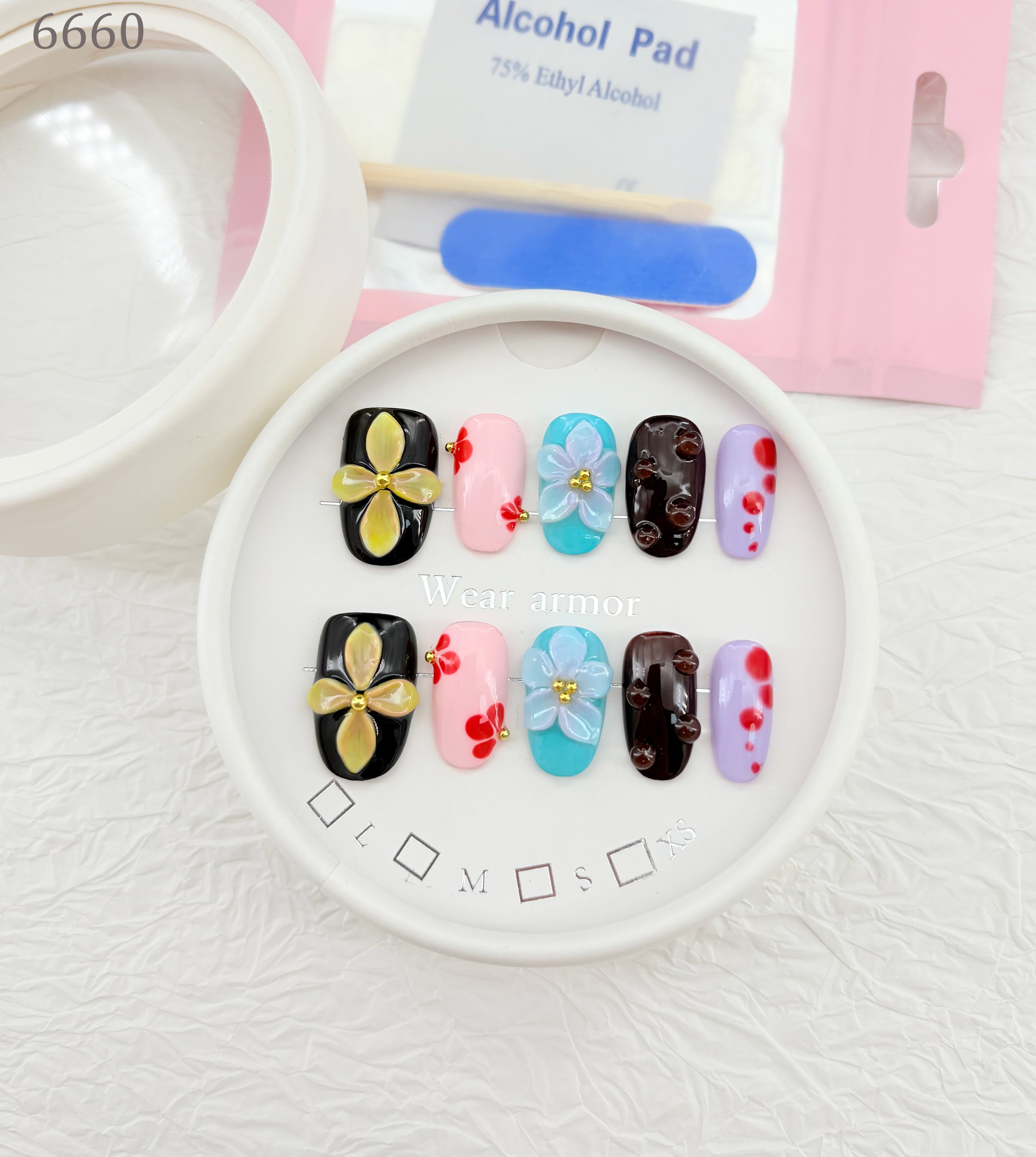 zb88..Nail sets with totally different styles!