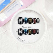 zb40..Different styles press on nails display