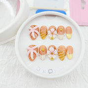 zb57.. A beautiful display board featuring 24 different popular styles of wearable nail art.