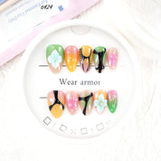 zb77..A display panel featuring a variety of wearable armor styles