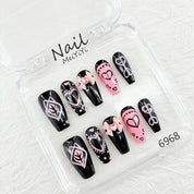 zb96..Colorful protective nails