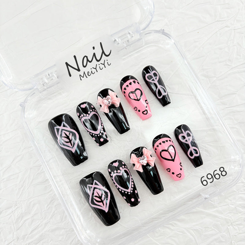 zb96..Colorful protective nails
