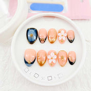 zb57.. A beautiful display board featuring 24 different popular styles of wearable nail art.