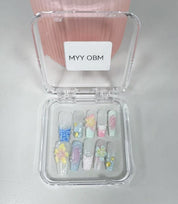 MYY OBM original designer's high-end custom pure hand-drawn line-outlined wearable nail art for characters