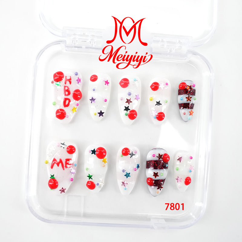 zb128..A wide variety of wearable nails