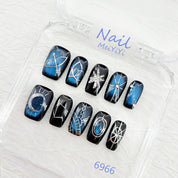 zb96..Colorful protective nails