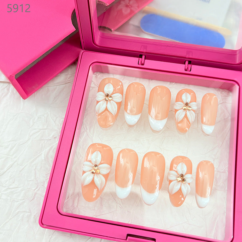 zb57.. A beautiful display board featuring 24 different popular styles of wearable nail art.