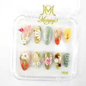 zb128..A wide variety of wearable nails