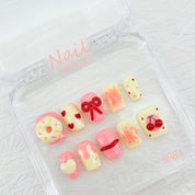 zb96..Colorful protective nails