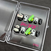 zb96..Colorful protective nails