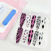 zb57.. A beautiful display board featuring 24 different popular styles of wearable nail art.