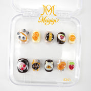zb143..24 sets of high-appearance-level nails