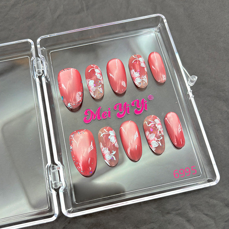 zb96..Colorful protective nails