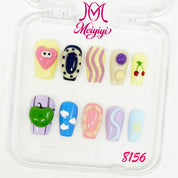 zb140..A collection of 24 exquisite nails