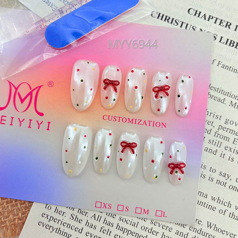 zb96..Colorful protective nails