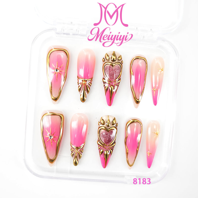 zb143..24 sets of high-appearance-level nails