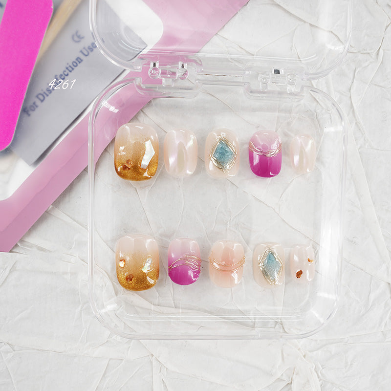 zb21..A variety of dazzling and colorful nail wraps