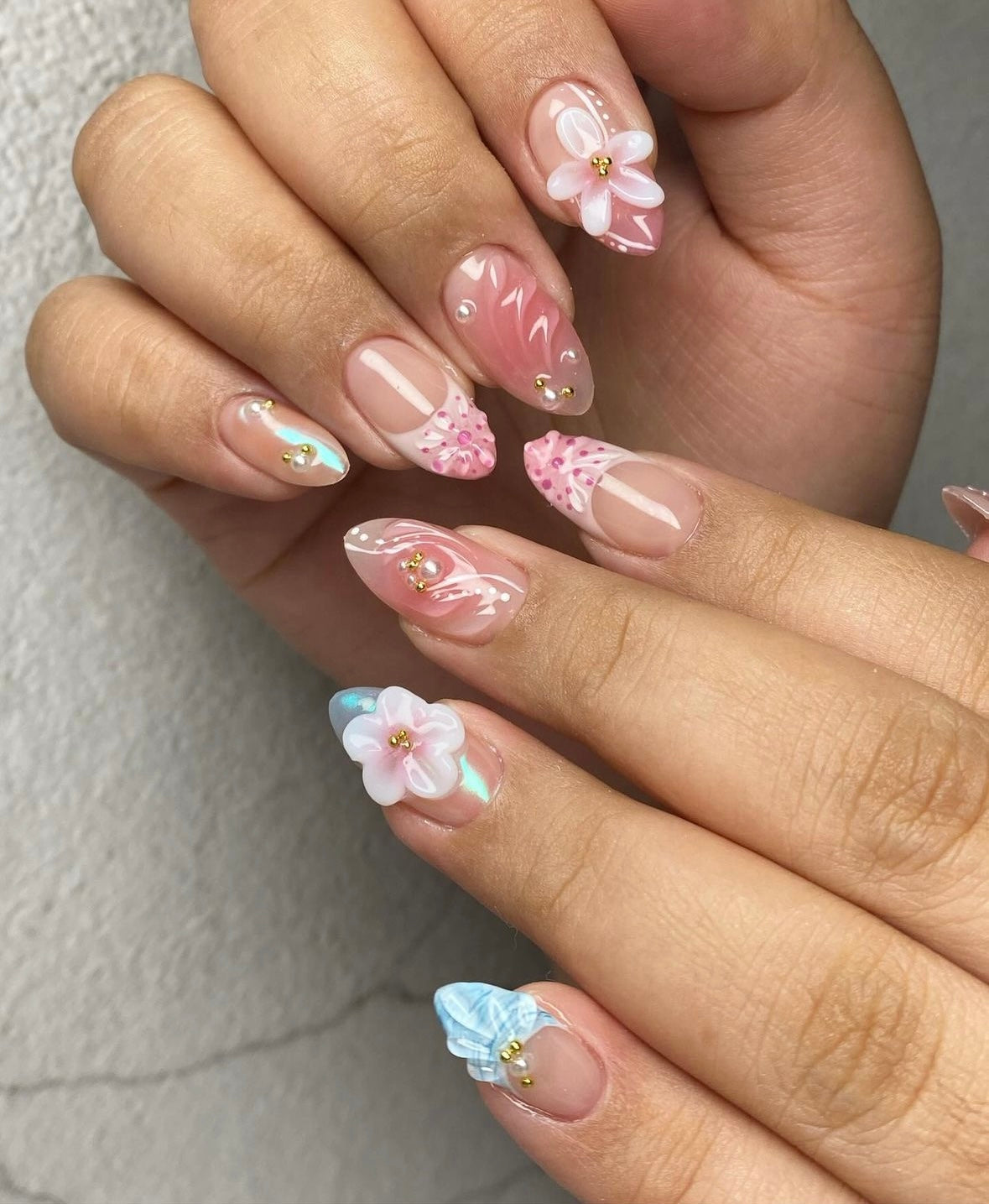Customized Nails-rich