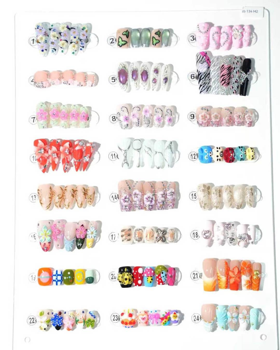 zb134..A variety of nails