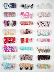 zb138..24 sets of diverse nail art styles