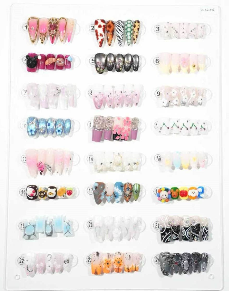 zb143..24 sets of high-appearance-level nails