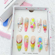 zb27..Nail art display board