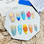 zb92..A wide variety of wearable nails in different styles.