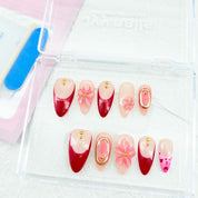 zb57.. A beautiful display board featuring 24 different popular styles of wearable nail art.