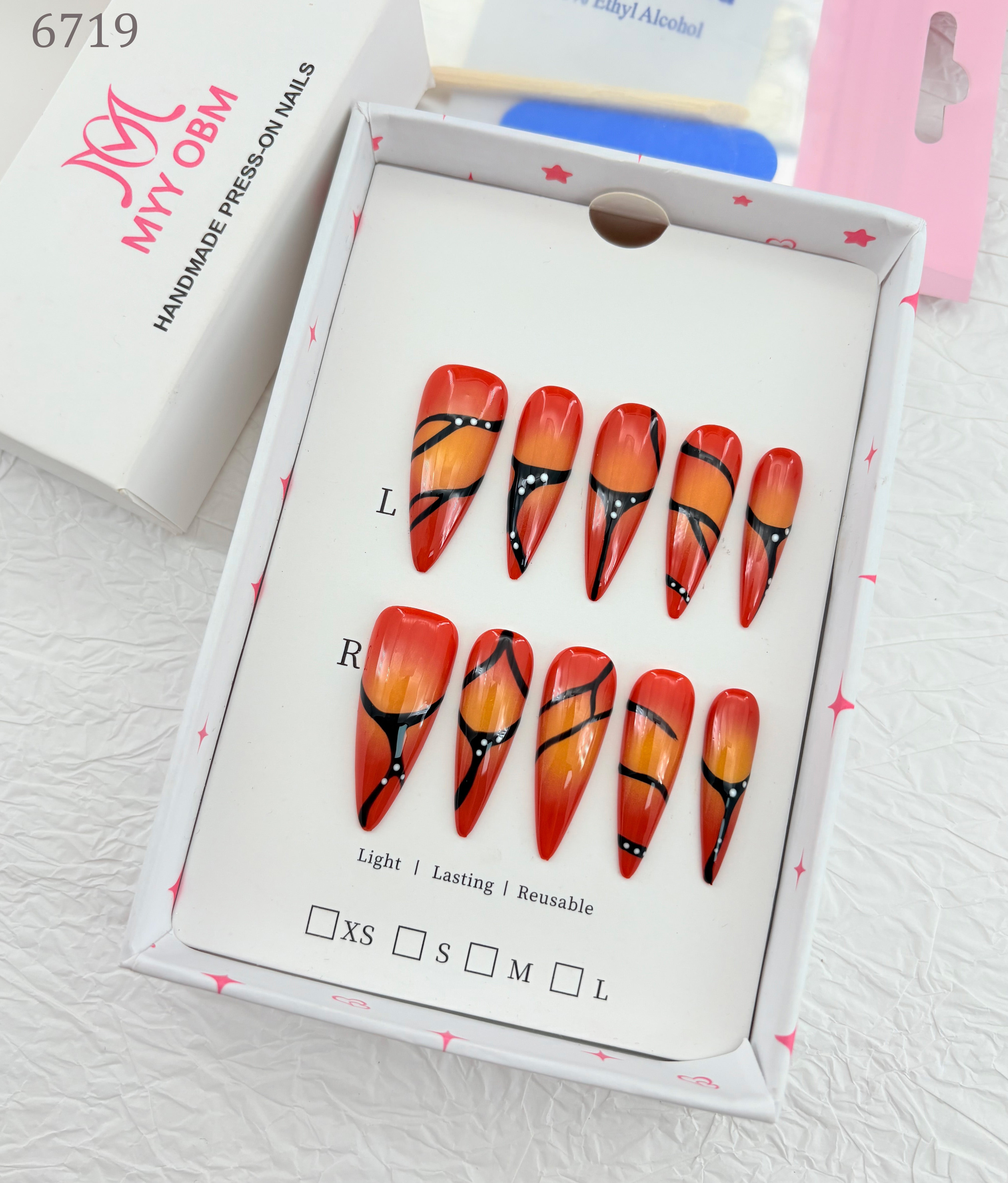 zb88..Nail sets with totally different styles!