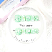 zb67..A display board featuring 24 beautiful and distinct styles of nail art.
