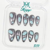 zb140..A collection of 24 exquisite nails