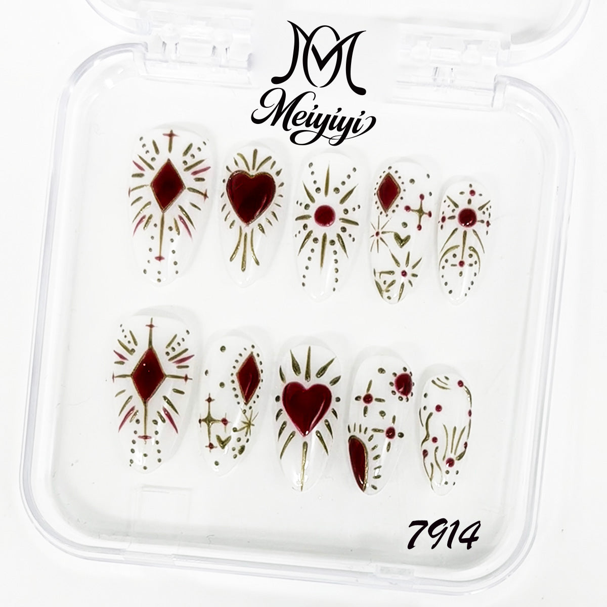 zb129...A wide variety of wearable nails in different styles.