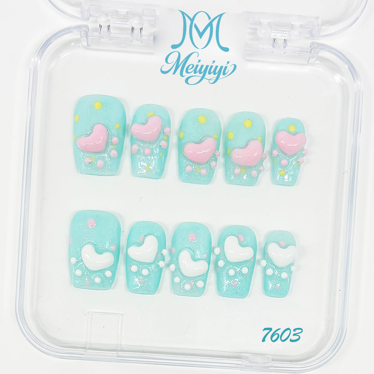 zb129...A wide variety of wearable nails in different styles.