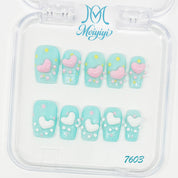 zb129...A wide variety of wearable nails in different styles.