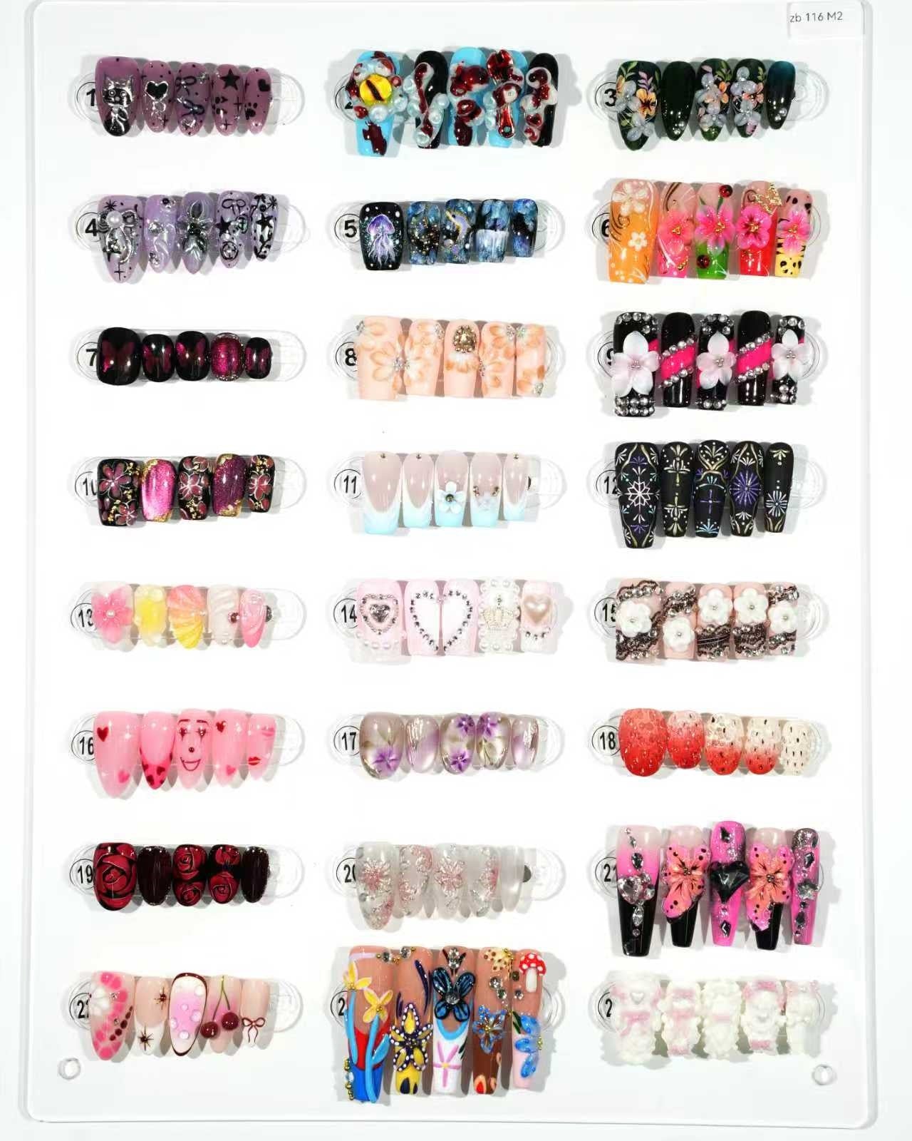 zb116..A wide variety of nails