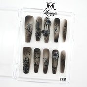 zb128..A wide variety of wearable nails