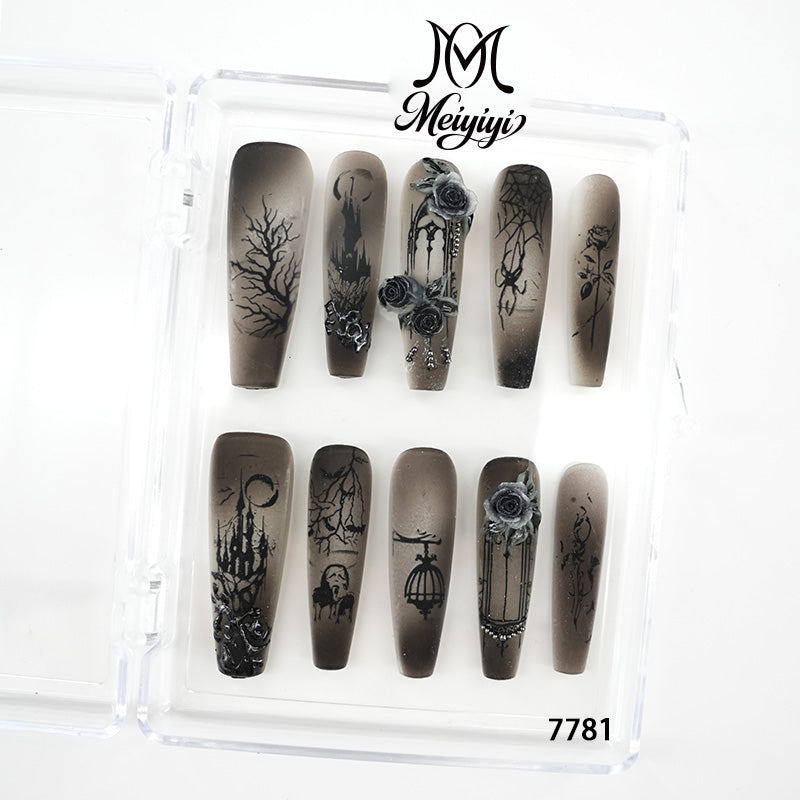 zb128..A wide variety of wearable nails