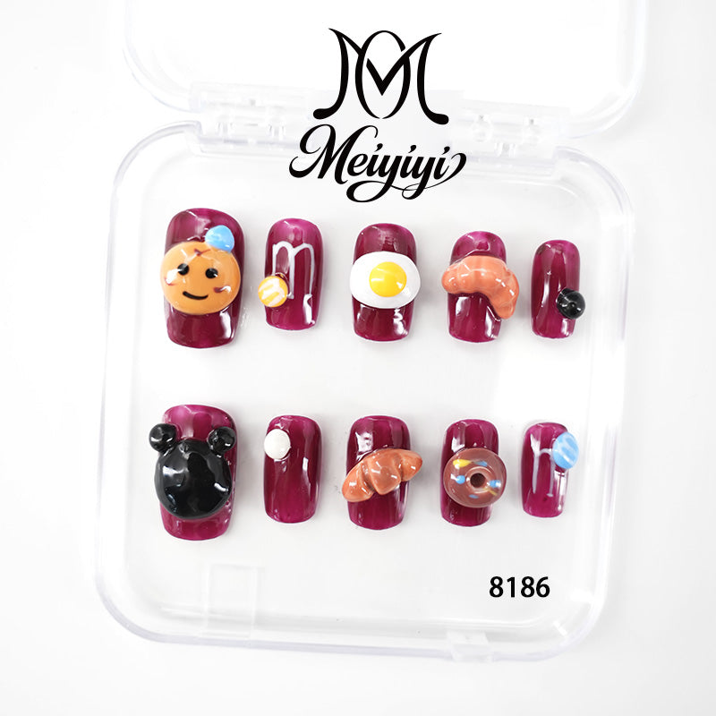 zb143..24 sets of high-appearance-level nails