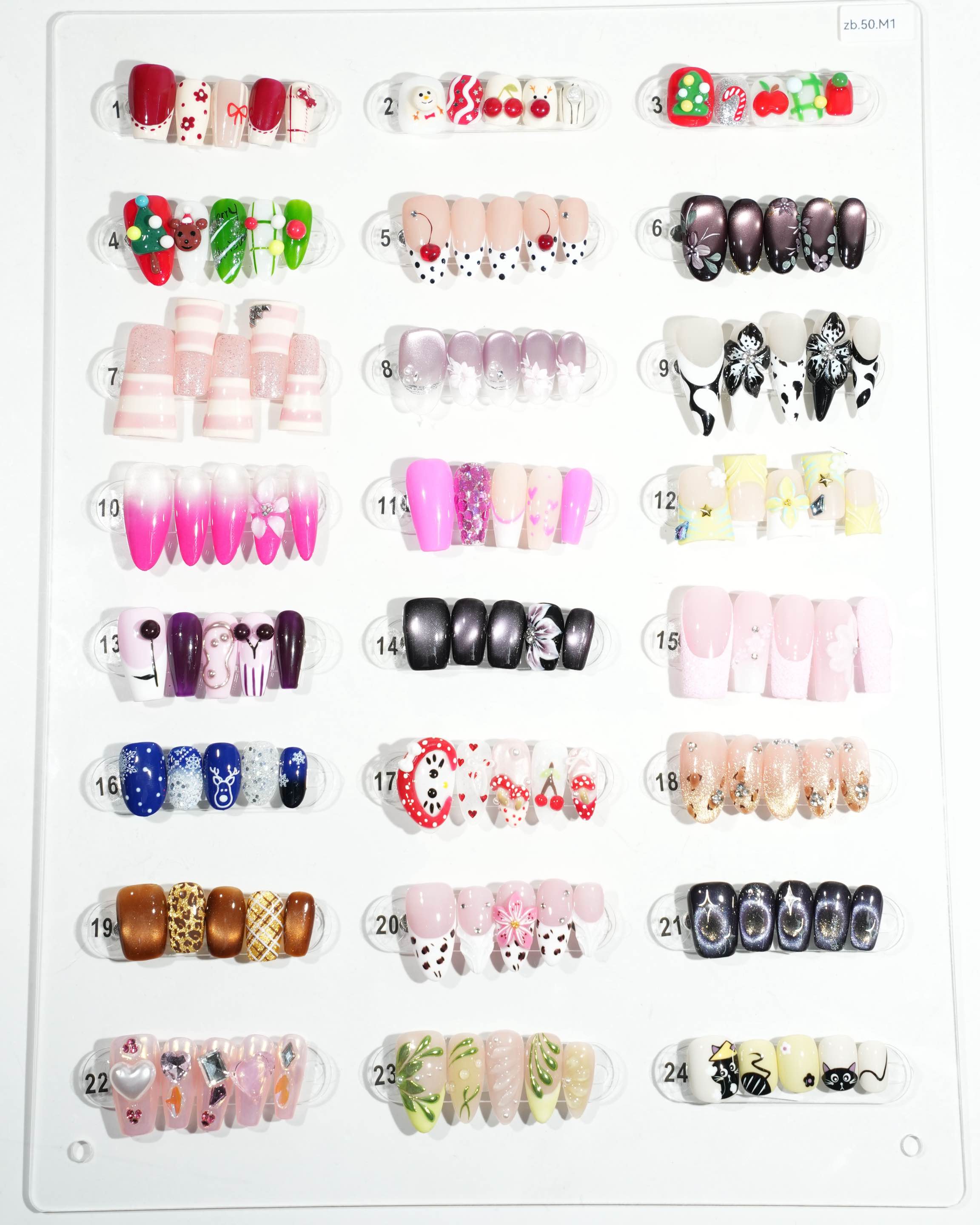 zb50..Wearables display board with multiple styles