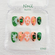 zb96..Colorful protective nails