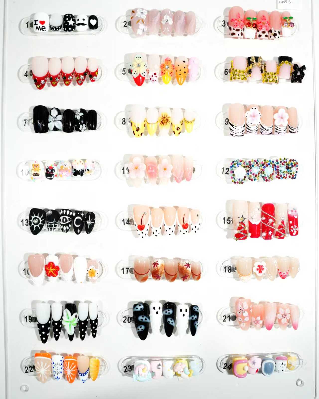 zb49..A display board of various types of wearable armor