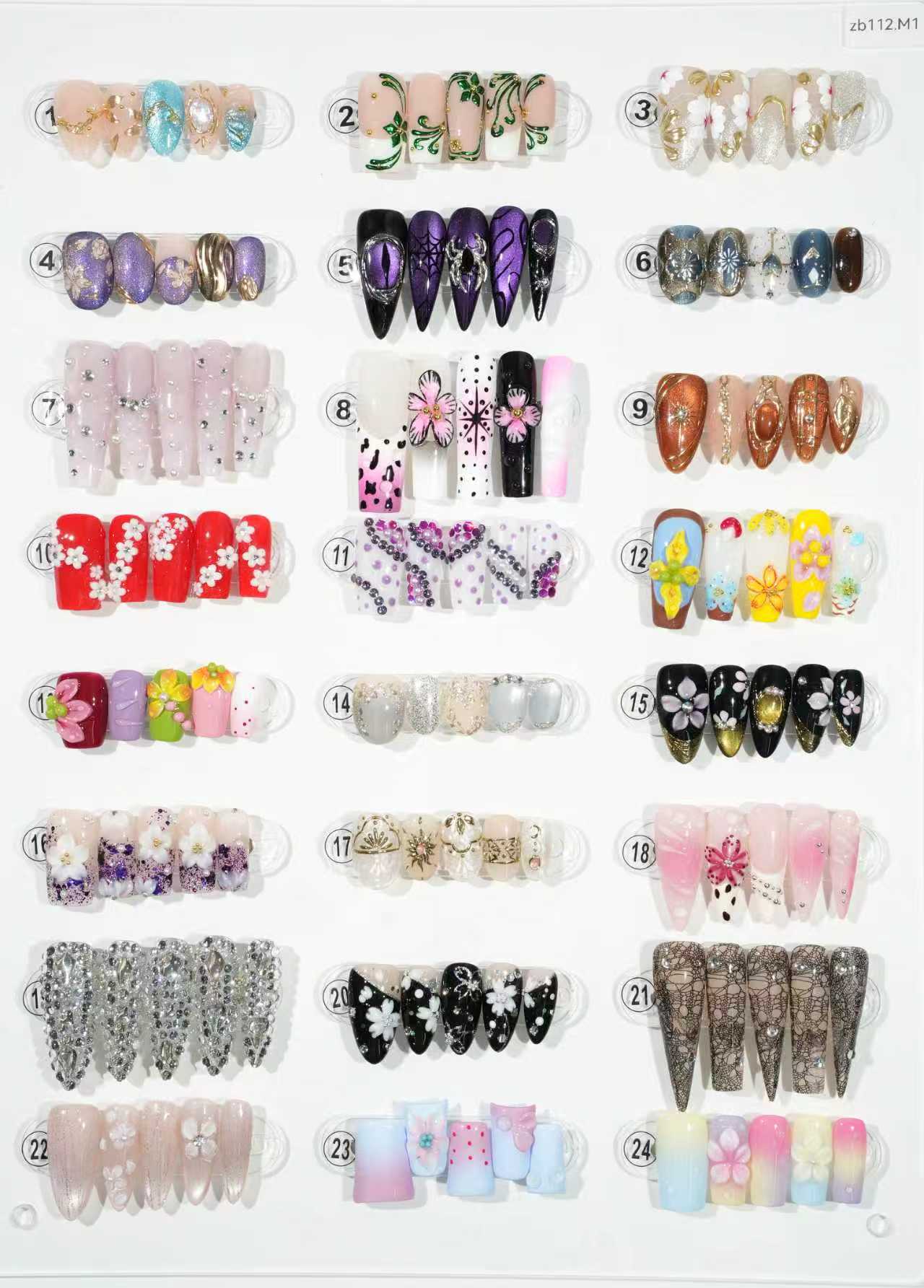 zb112..A wide variety of nails