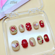 zb59..There are display boards featuring 24 different styles and designs of fashionable and trendy nail wear.