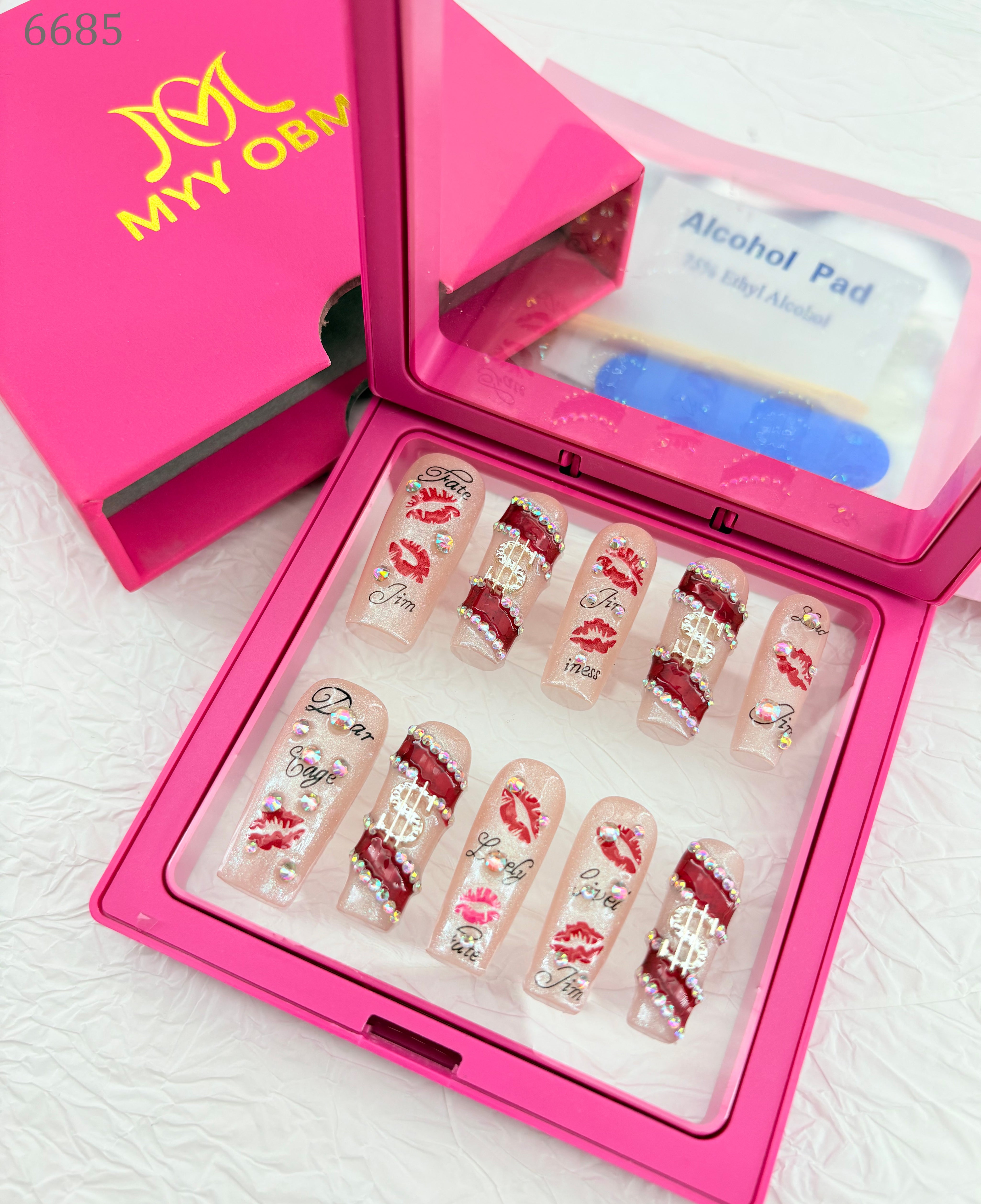 zb88..Nail sets with totally different styles!