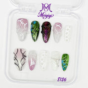 zb140..A collection of 24 exquisite nails
