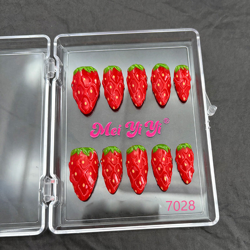 zb96..Colorful protective nails