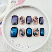 zb35..A variety of choices for almond-shaped and square-shaped wearable nails.