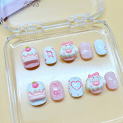 zb59..There are display boards featuring 24 different styles and designs of fashionable and trendy nail wear.