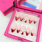 zb57.. A beautiful display board featuring 24 different popular styles of wearable nail art.