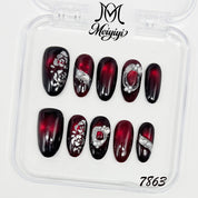 zb129...A wide variety of wearable nails in different styles.